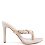 Melodrama High Heeled Braided Thong Sandals