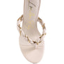 Melodrama High Heeled Braided Thong Sandals