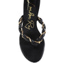 Melodrama High Heeled Braided Thong Sandals