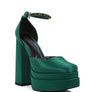 MARTINI Sky High Rampwalk Satin Sandals