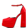 MARTINI Sky High Rampwalk Satin Sandals