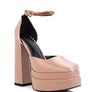 MARTINI Sky High Rampwalk Satin Sandals