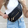 Quilted Belt Sling Bum Bag