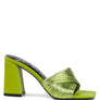 salty you crinkled high heeled block sandals