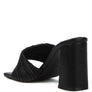 salty you crinkled high heeled block sandals