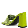 salty you crinkled high heeled block sandals