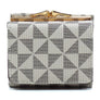 PM Monogram Kiss Lock Tri-fold Wallet