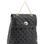 Quilted Twistlock Fashion Backpack