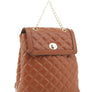 Quilted Twistlock Fashion Backpack