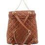 Quilted Twistlock Fashion Backpack