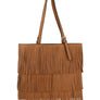 Western Fringe Shopper Flat Tote