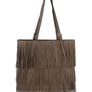 Western Fringe Shopper Flat Tote