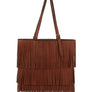 Western Fringe Shopper Flat Tote