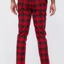 Weiv Mens Plaid Trouser Pants