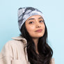 Tie Dye Cable Knit Beanie
