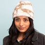 Tie Dye Cable Knit Beanie