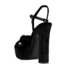LIDDEL Velvet High Block Heeled Sandals