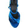 LIDDEL Velvet High Block Heeled Sandals
