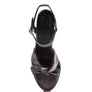 LIDDEL Velvet High Block Heeled Sandals