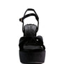 LIDDEL Velvet High Block Heeled Sandals