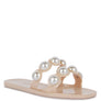 Pearla Faux Pearl Detail Jelly Flats