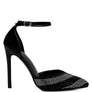 NOBLES High Heeled Patent Diamante Sandals