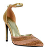 NOBLES High Heeled Patent Diamante Sandals