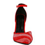 NOBLES High Heeled Patent Diamante Sandals