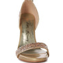 Straight Fire High Heeled Glitter Sandals
