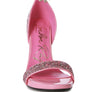 Straight Fire High Heeled Glitter Sandals