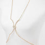 Rhinestone Heart Accent Body Chain