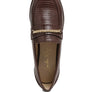 Vouse Low Block Loafers Adorned With Golden Chain