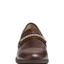 Vouse Low Block Loafers Adorned With Golden Chain