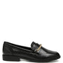 Vouse Low Block Loafers Adorned With Golden Chain
