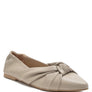 Norma Knot Detail Elasticated Ballet Flats