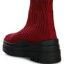 Quavo Knitted Platform Sneakers