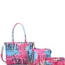 3 In1 Fashion Quilted Shoulder Bag Set