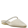 Turnon Velvet Diamante Detail Flat Mules
