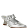 Bismi Large Buckle Kitten Heel Mules