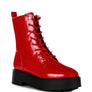 Molsh Faux Leather Ankle Biker Boots