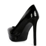 ROTHKO Black Patent Stiletto Sandals