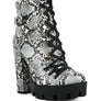 Spruce Snake Skin Snkle Boots