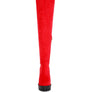 Maple High Block Heeled Faux Suede Long Boots