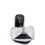 High Tea jewel Strap High Heeled Satin Sandal