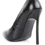 Urchin Croc Patterened High Heeled Sandal