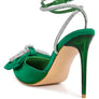 Urchin Croc Patterened High Heeled Sandal