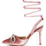 Big Treat High Heeled Jewel Velvet Mules