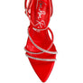 Dare Diamante Strap High Heeled Stiletto Sandals