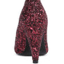 Sugar Plum Glitter Conical Heel Pumps