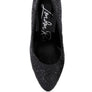 Sugar Plum Glitter Conical Heel Pumps